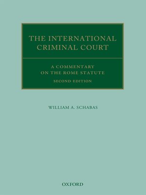 cover image of The International Criminal Court